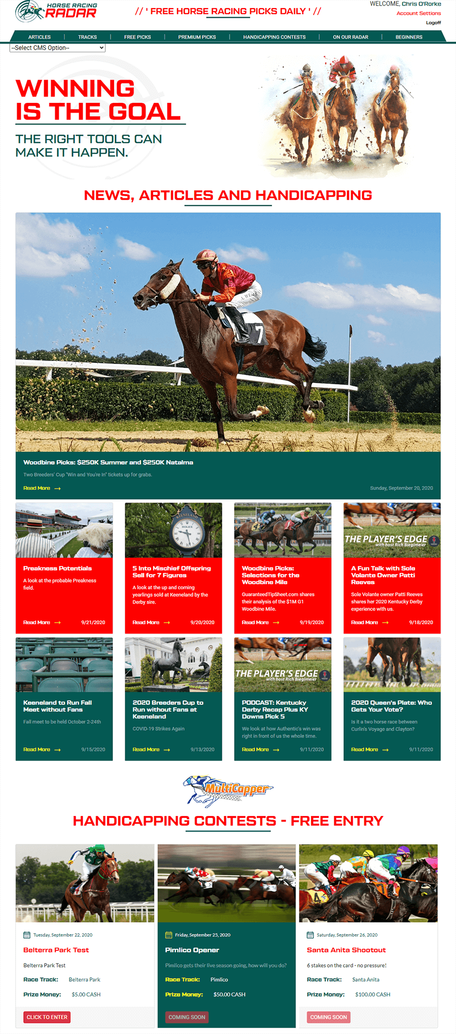 Horse Racing Radar News and Handicapping Guaranteed Tip Sheet Horse Racing Radar News and Handicapping Guaranteed Tip Sheet